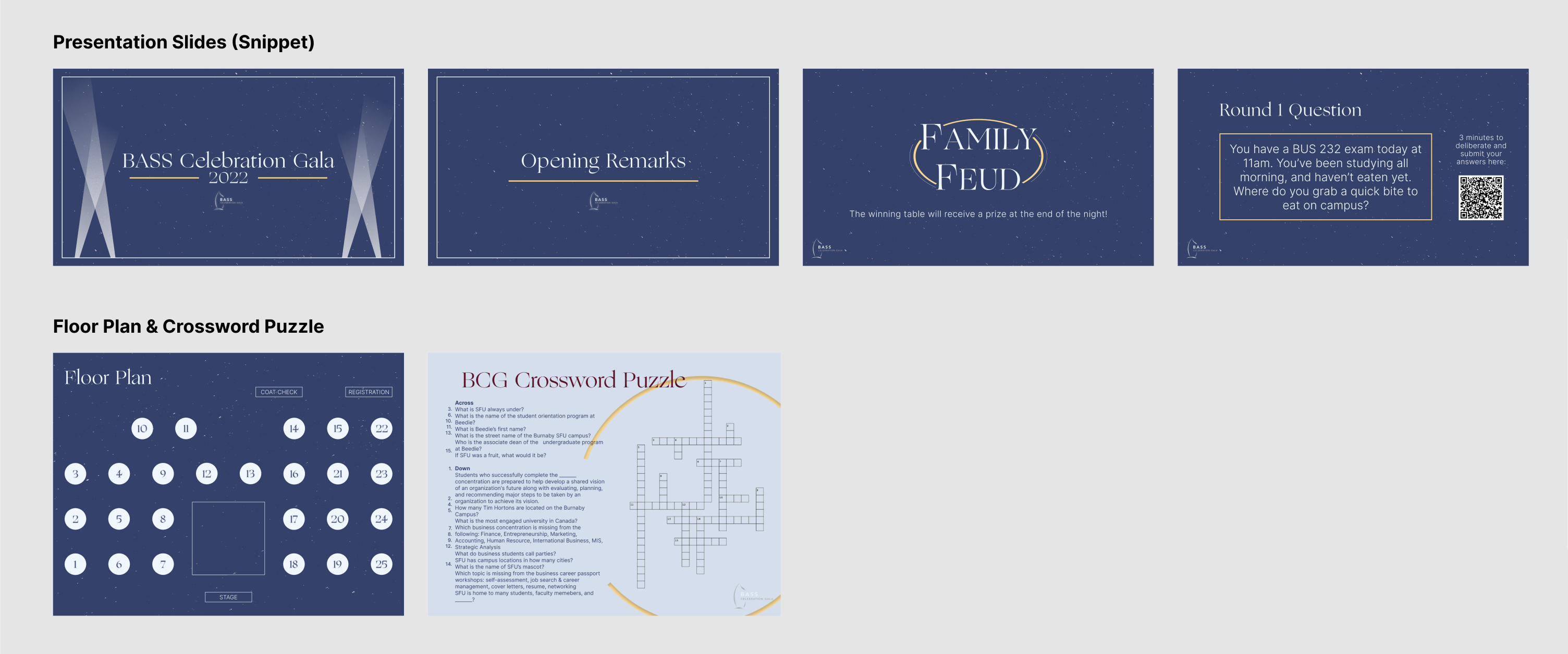 BCG marquee poster and collaterals