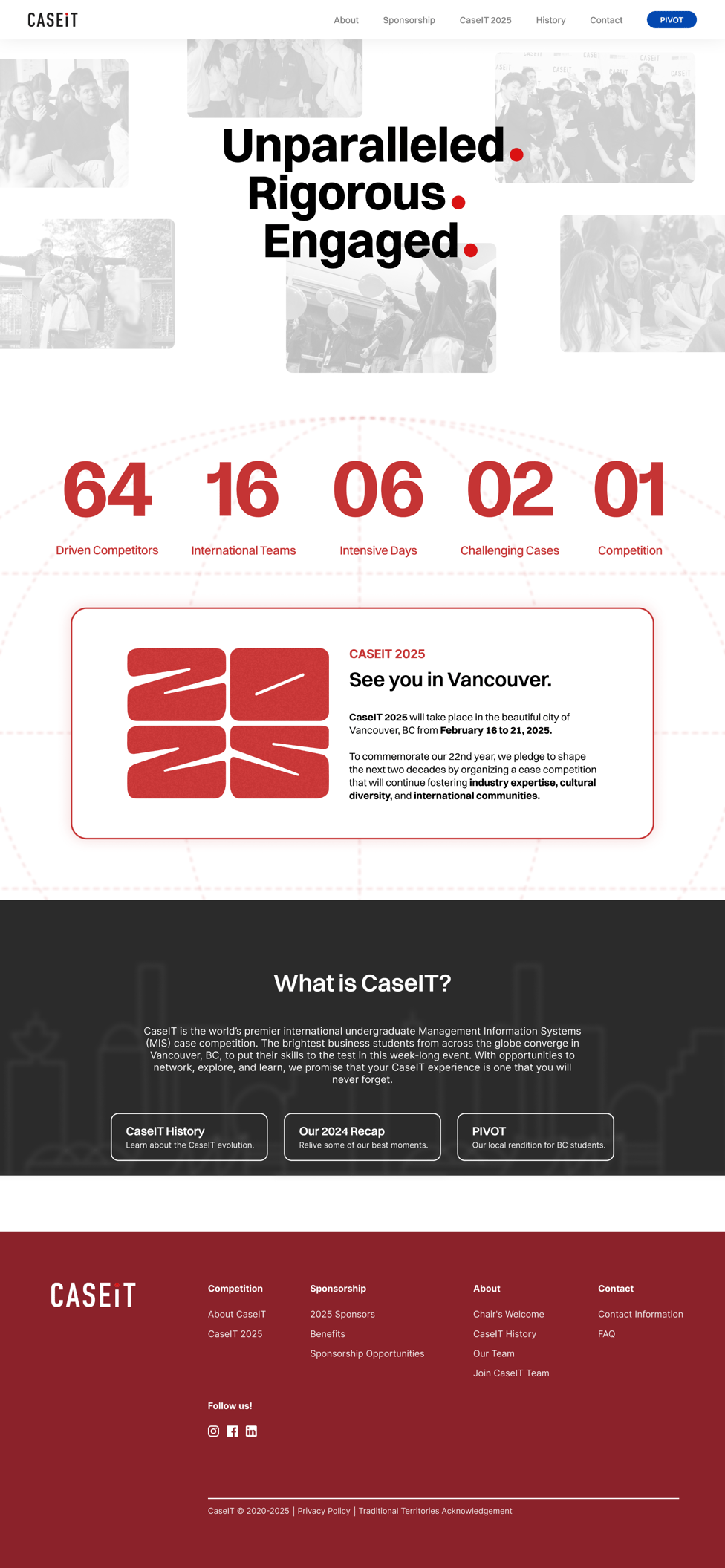 CaseIT site structure