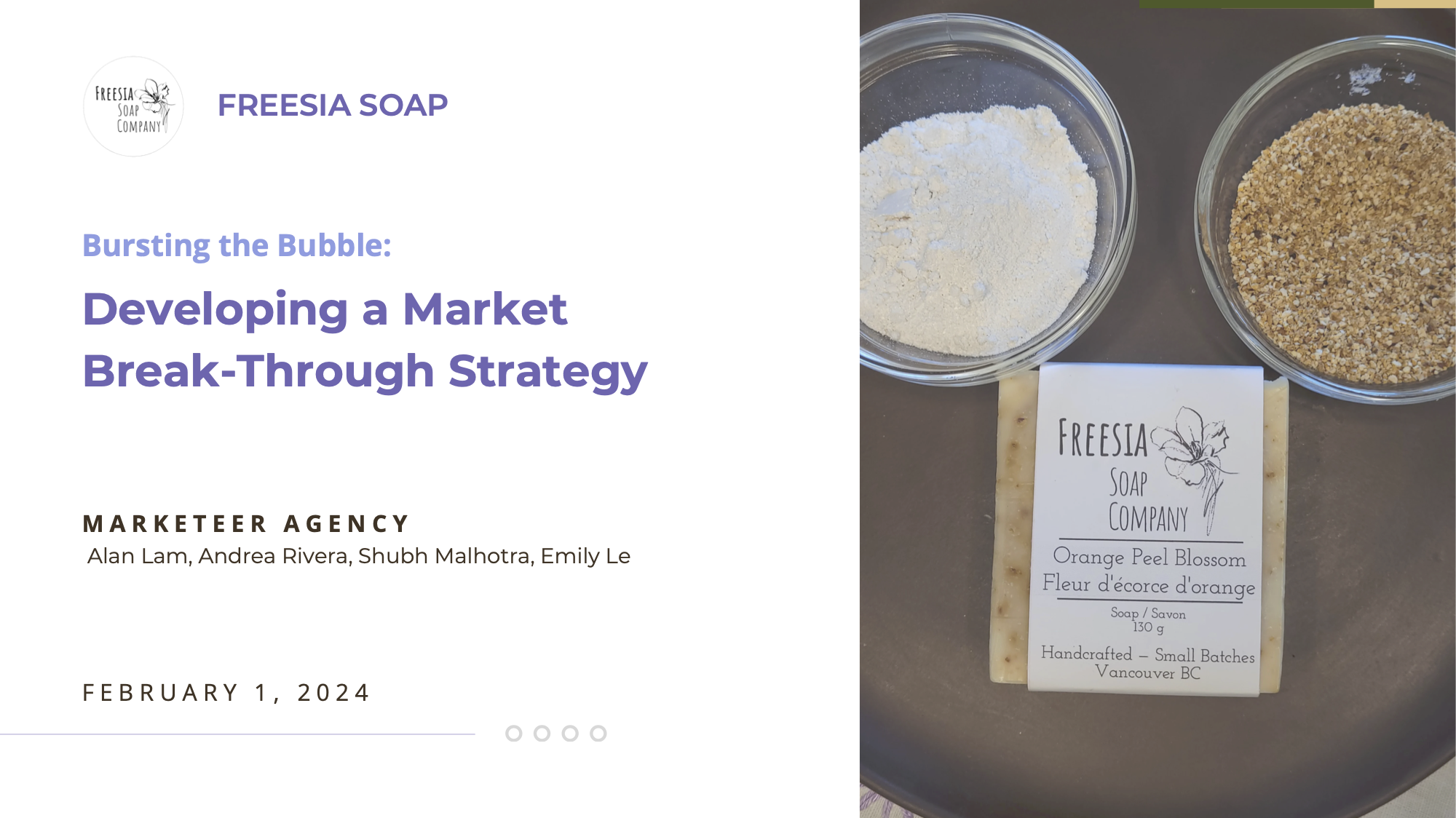 Freesia Soap Company project