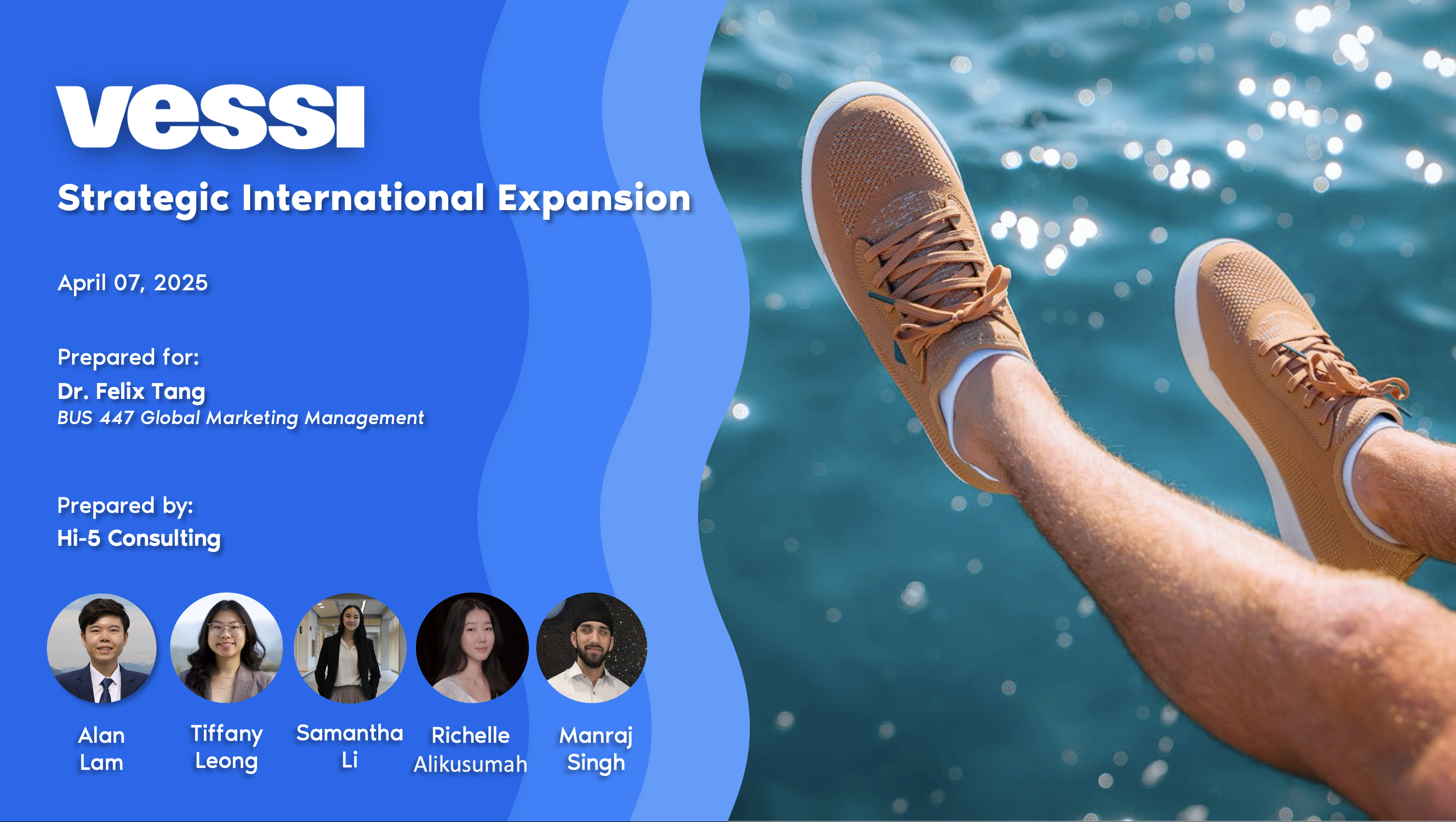Vessi international expansion project