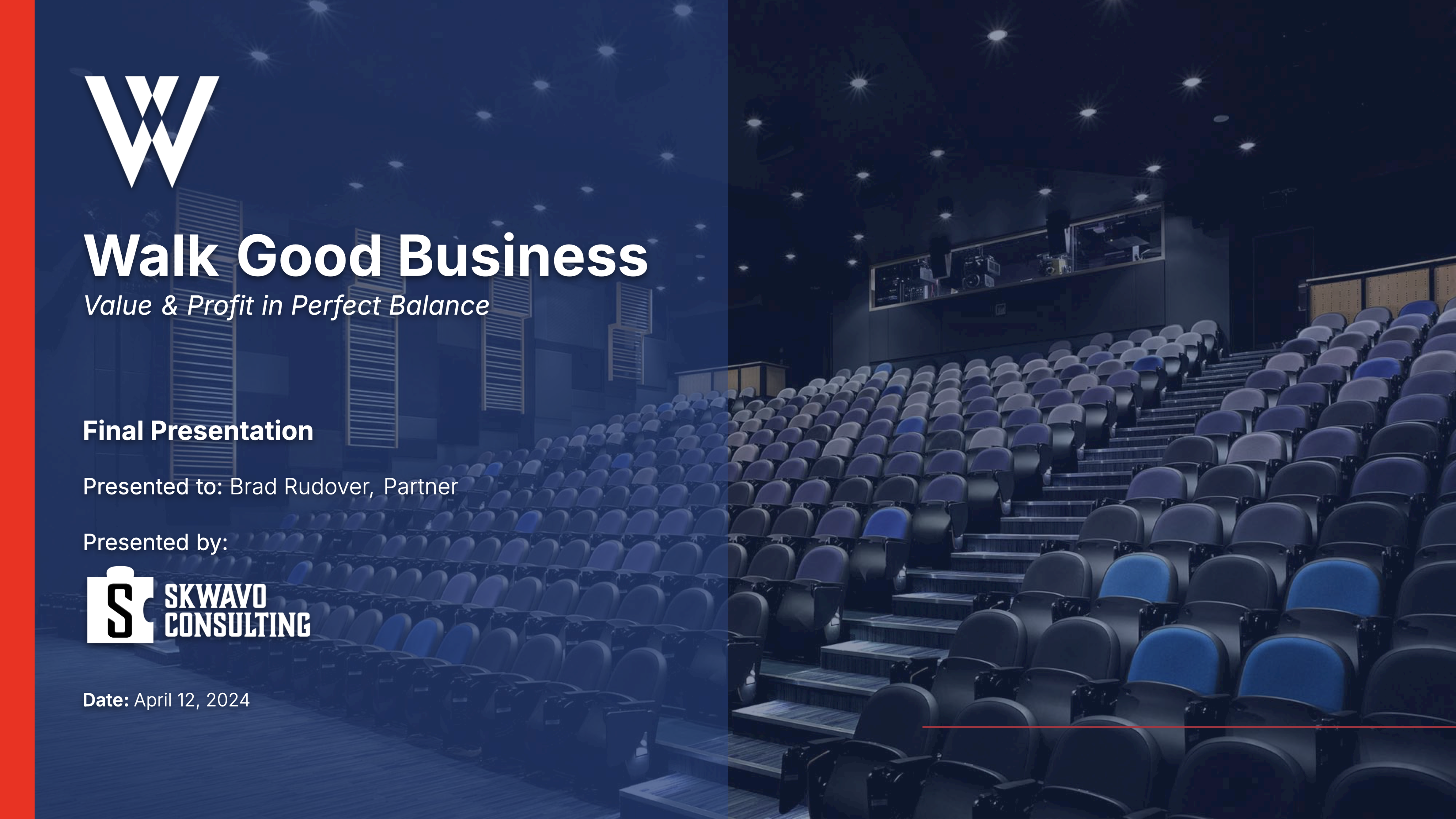 Walk Good Business project